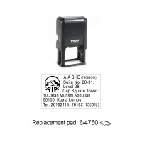 Trodat 4941P4 Self Inking Stamp 41x24mm